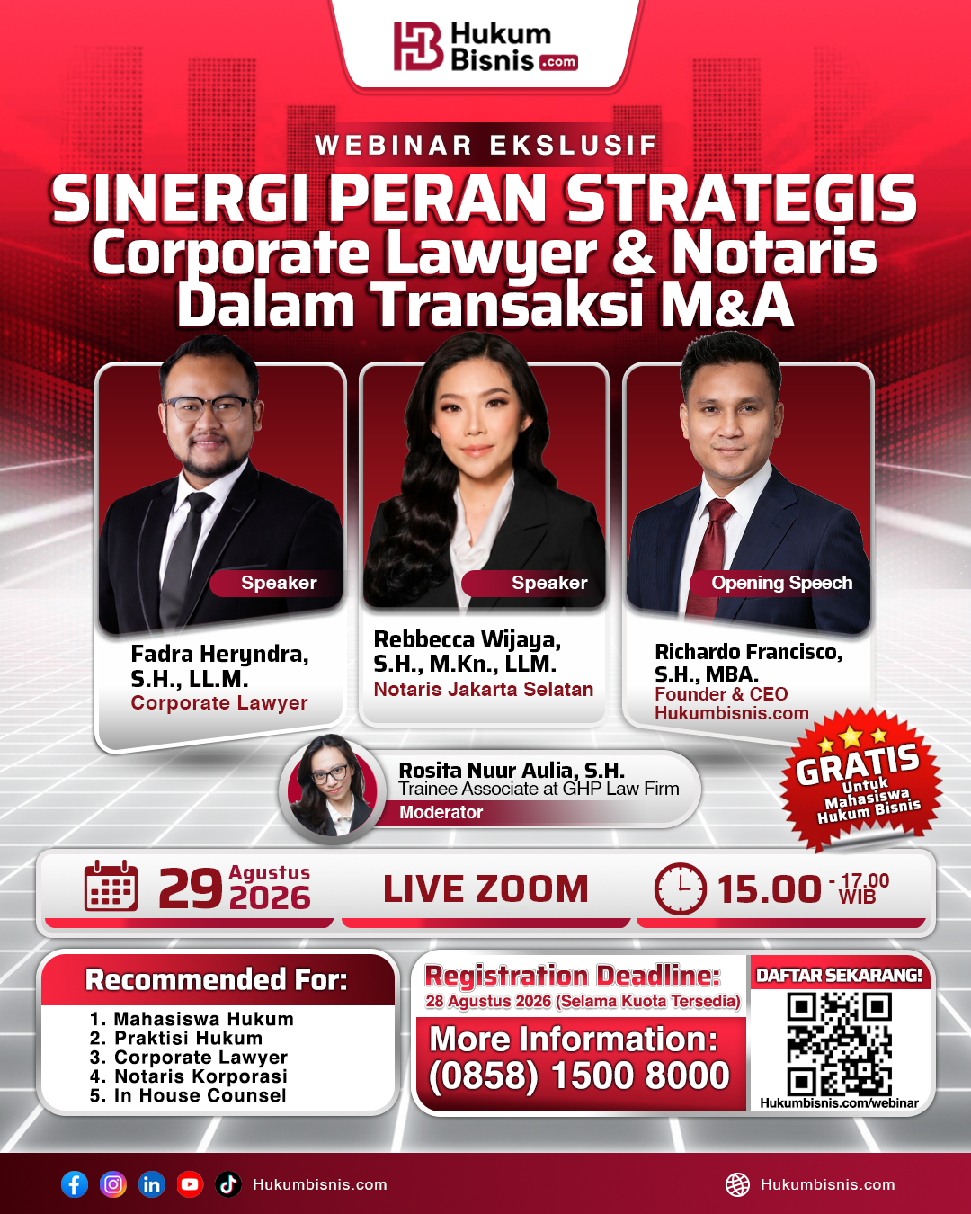 Sinergi Peran Strategis Corporate Lawyer & Notaris dalam Transaksi M&A